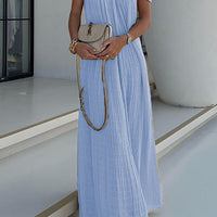 Heidi | Modernes Maxikleid mit Drapierung und Zöpfen