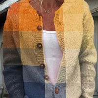 Cylene | Weiche Strickjacke mit Blütenstickerei