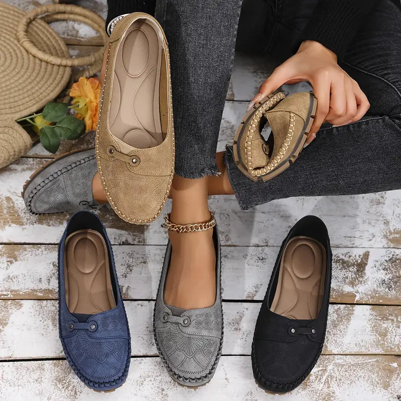 Leticia | Damen-Lederschuhe, rutschfest & weich