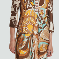 Hale | Abstraktes Print-Minikleid