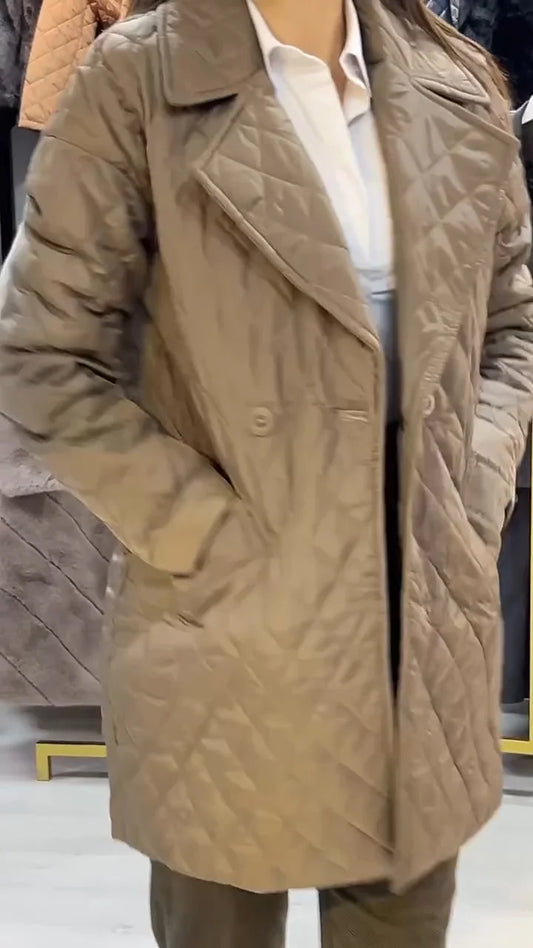 Rhiza | Damen-Baumwolljacke mit Revers