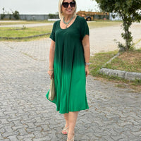 Samara | Bequemes Kleid aus Baumwolle im Batik-Stil