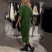 Chua | Mitternachtsglamour-Midikleid mit Knoten