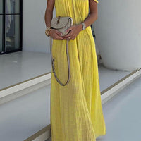 Heidi | Modernes Maxikleid mit Drapierung und Zöpfen