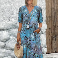 Celestia | Feminines mittellanges Kleid