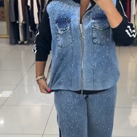 Melany | Damen-Outfit, Jeansjacke & Hose, lässig & bequem