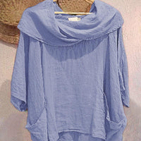 Fatima | Bequemes, lässiges Damen-Top mit Taschen