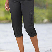 Harper | Lässige Cargohose mit halbhohem Bund und Bundfalten