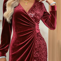 Serenity™ | Elegantes Partykleid mit tiefem V-Ausschnitt