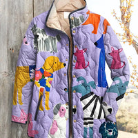 Jaisy | Freizeitjacke für Damen mit Hundemuster