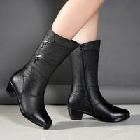 Fiora | Damen-Boots mit Plateau & Blockabsatz