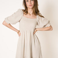 Honey | Texturiertes gestuftes Midikleid