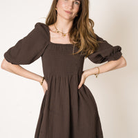 Honey | Texturiertes gestuftes Midikleid