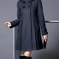 Amelia™ | Klassischer Wollmantel