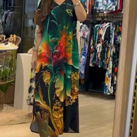 Mire | Freizeitkleid mit V-Ausschnitt