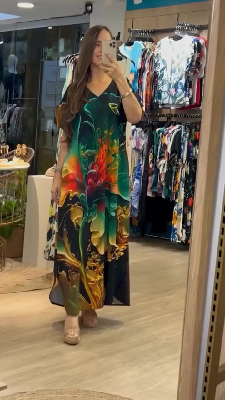 Mire | Freizeitkleid mit V-Ausschnitt