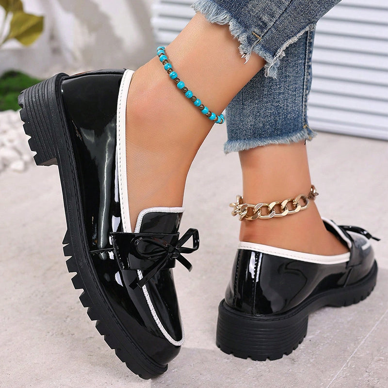 Kina | Damen-Loafers mit Blockabsatz