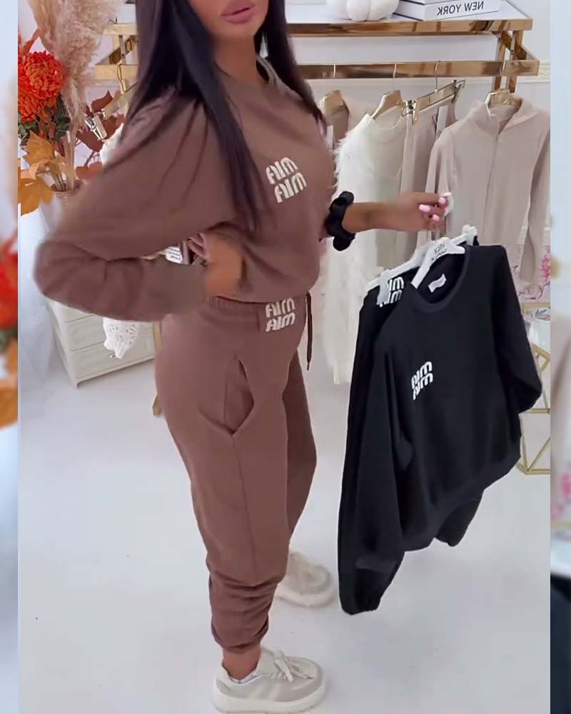 Arlette | modisches Zweiteiler-Set mit Sweatshirt und Hose.