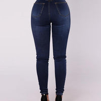 Violetta™ – High-Waist Jeans mit Doppelknopfleiste