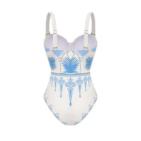 Tessa | Ethno-Print Badeanzug im modernen Design