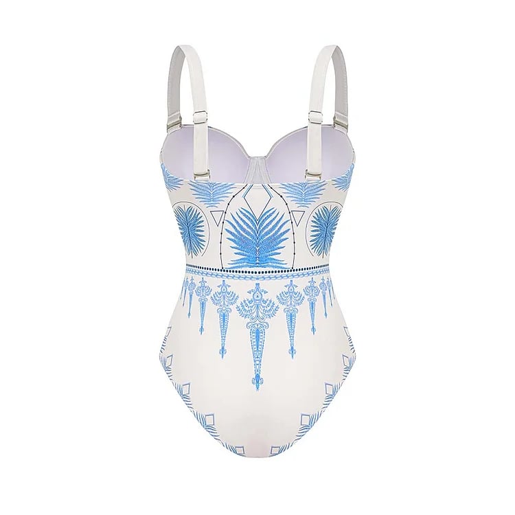 Tessa | Ethno-Print Badeanzug im modernen Design