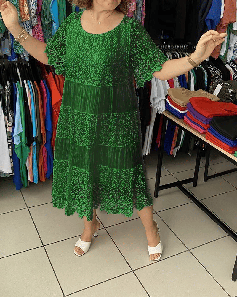 Maren | Sommerkleid mit Spitzenstickerei