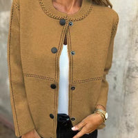 Feli | Femininer Cardigan-Pullover mit Knopfleiste