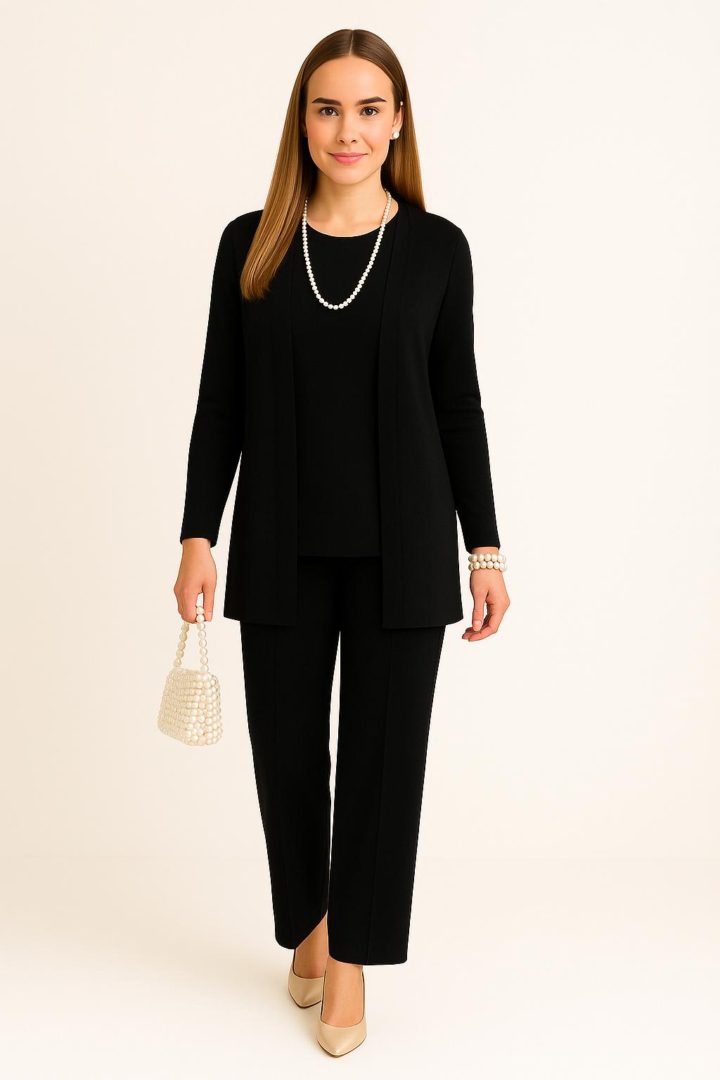 Svannie | Strickjacke, Strick & Hose Set