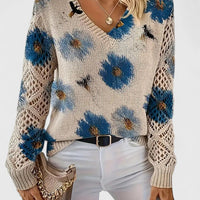 Ariella™ | Modischer Pullover mit eleganten Blütendetails