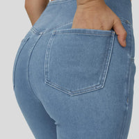 Zaira™ | Hochtaillierte Stretch-Flare-Hose