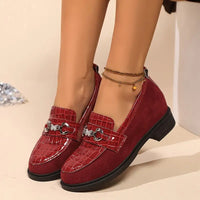 Jinna | Damen-Loafer mit Metallkette