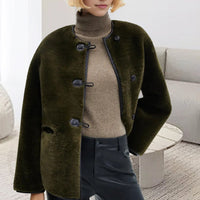 Liana™ - Eleganter Kunstpelz-Mantel