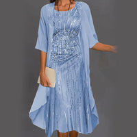 Dhara | Chic & bequem – Blusen- und Kleid-Ensemble