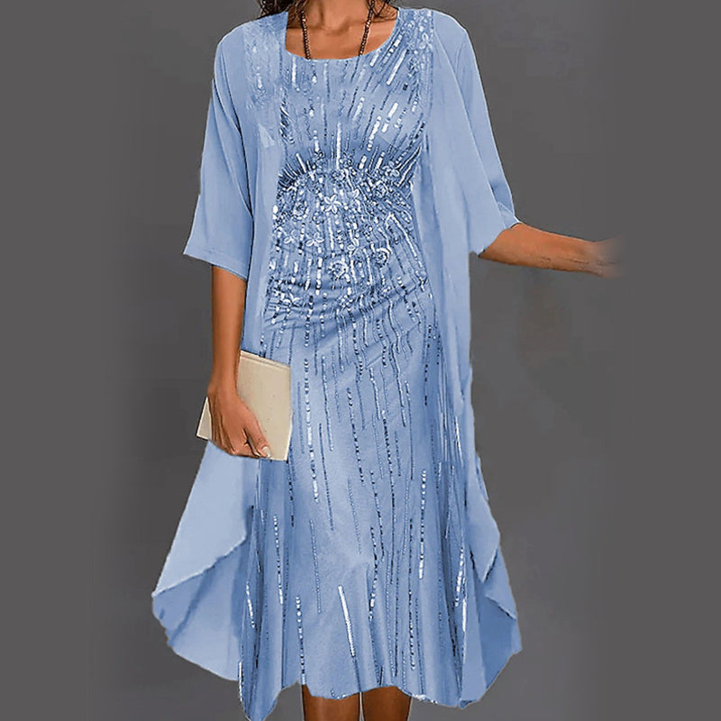 Dhara | Chic & bequem – Blusen- und Kleid-Ensemble