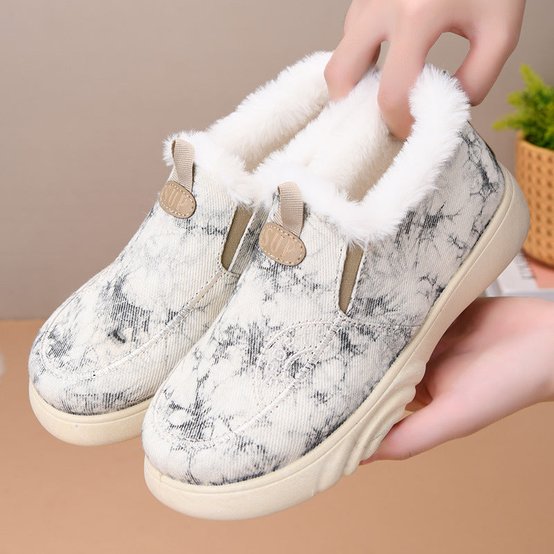 Sivia | Weiche Damen-Mokassins aus Leder und Fell