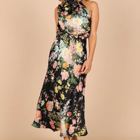 Arceli | elegantes Maxikleid mit Blumenprint