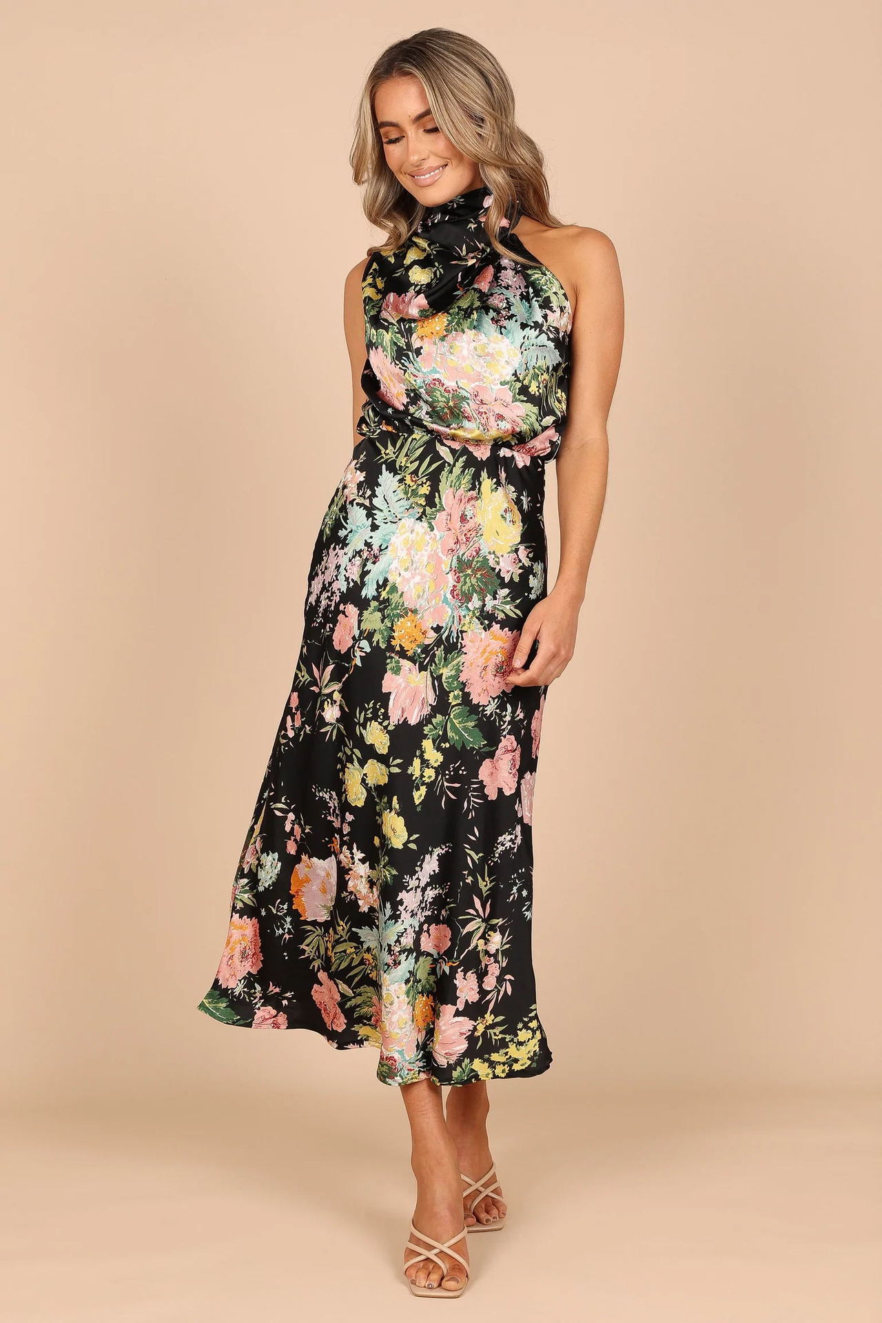 Arceli | elegantes Maxikleid mit Blumenprint