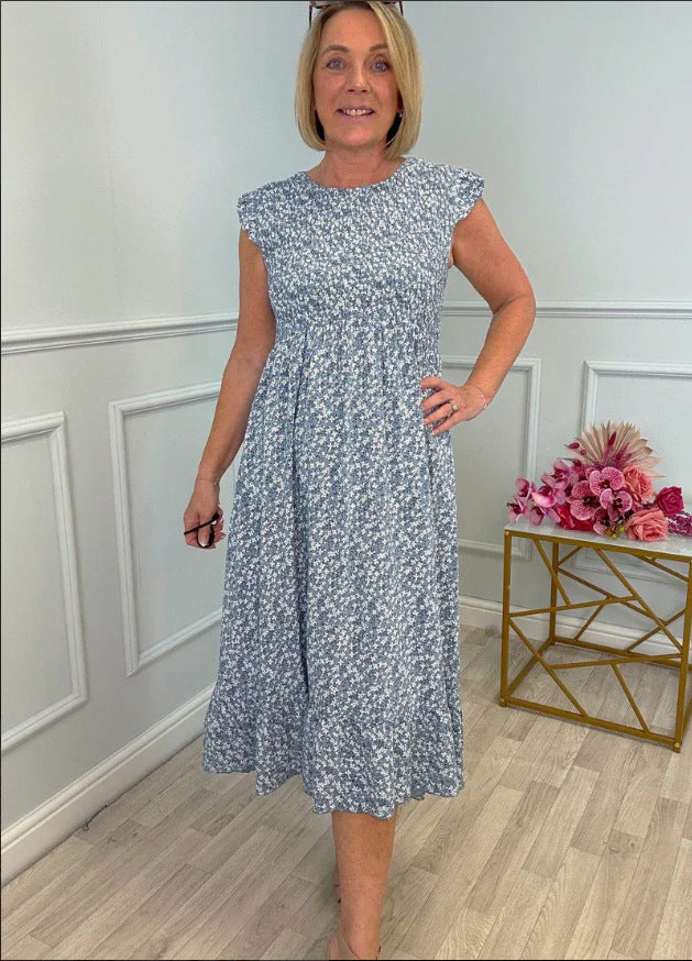 Zara | Elegante geblümte Damenkleider mit Rüschen