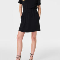 Paislee™ | Lockeres T-Shirt-Kleid mit elastischem Bund