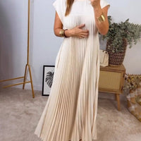 Moira | Ärmelloses Elegantes Plissee-Kleid
