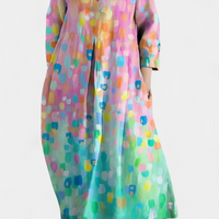 Mae | zeitloses Kleid mit elegantem V-Ausschnitt und bequemer Passform