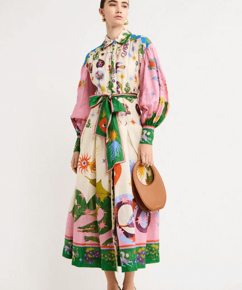 Esmarie | Zeitloses italienisches Kleid mit Eleganz