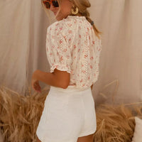 Kandace | bequeme luftige Bluse mit romantischem Blumenprint