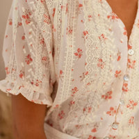 Kandace | bequeme luftige Bluse mit romantischem Blumenprint