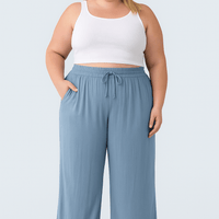 Tessi | Hose mit hoher Taille und weitem Bein