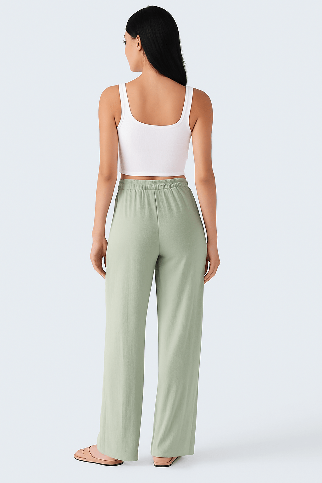 Tessi | Hose mit hoher Taille und weitem Bein