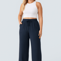 Tessi | Hose mit hoher Taille und weitem Bein
