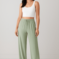 Tessi | Hose mit hoher Taille und weitem Bein