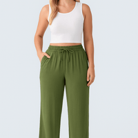 Tessi | Hose mit hoher Taille und weitem Bein