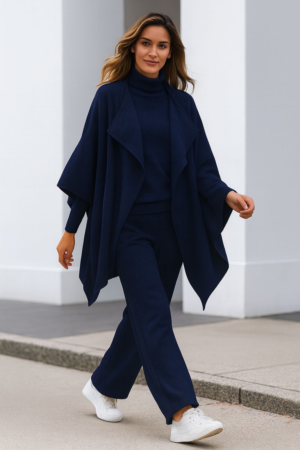 Lella | Strick-Set mit Strickjacke, Oberteil und Hose